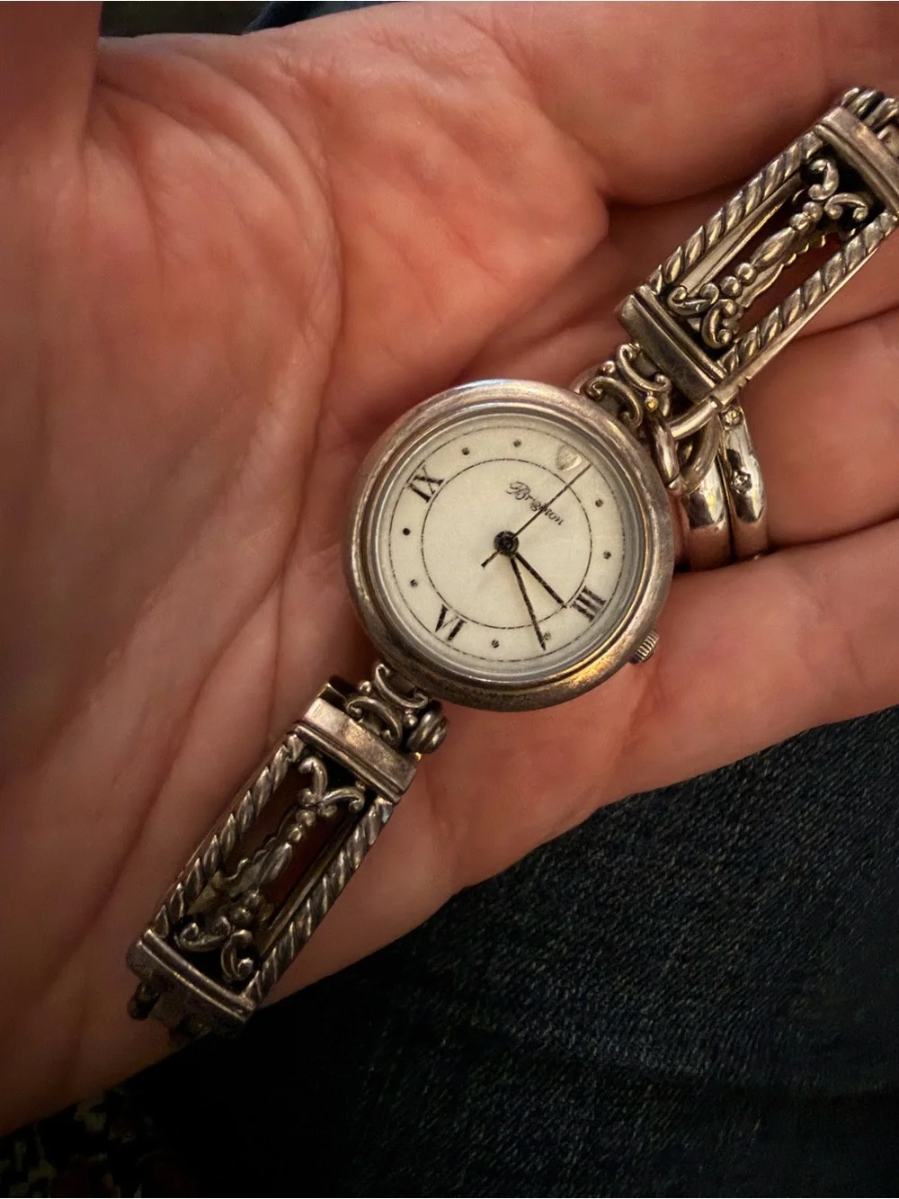 Brighton Silver Women's Watch Bracelet - Sterling Look